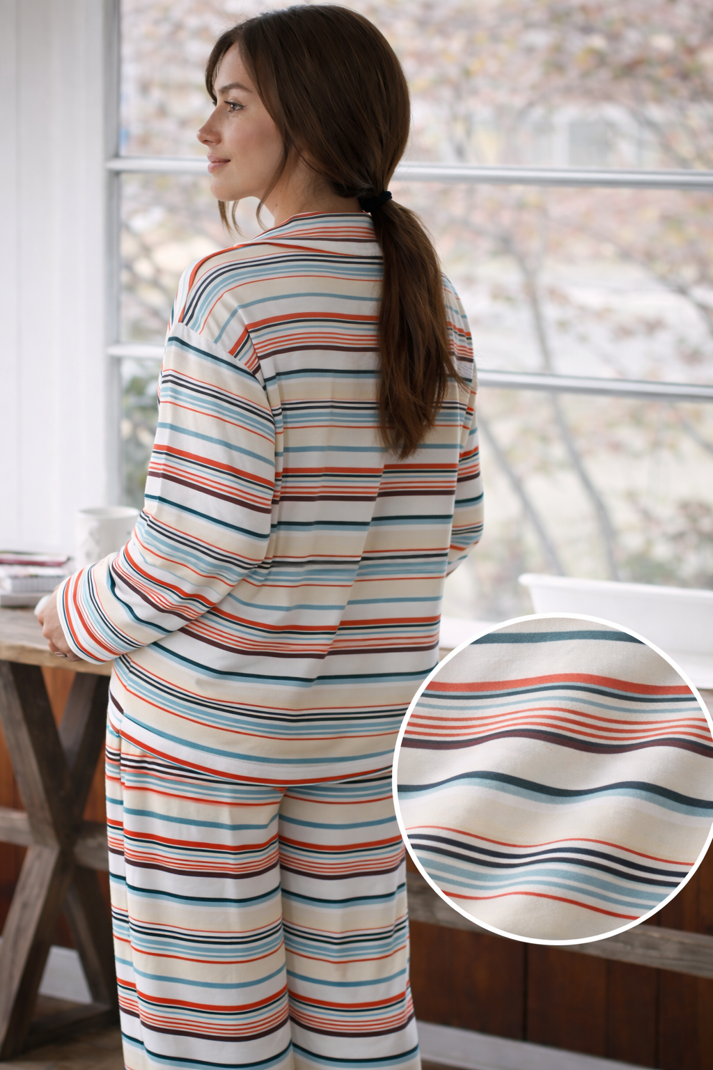 Multi Striped Pajama Set