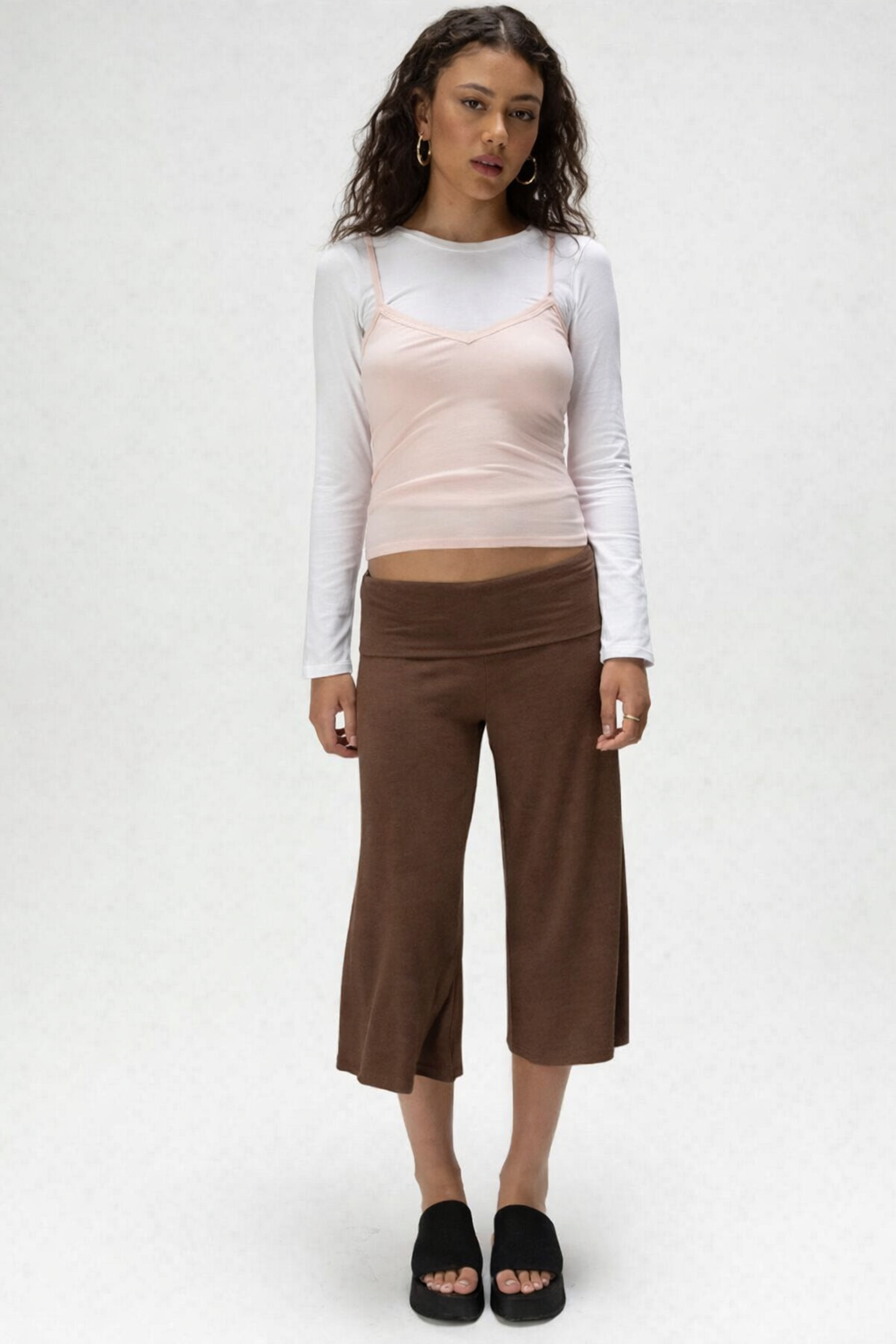 Low Rise Gaucho Pants