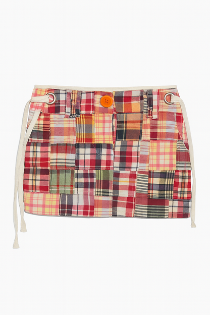 Throwback Patchwork Skirt