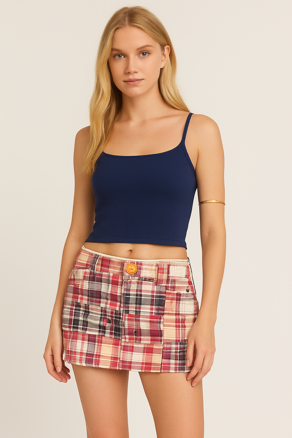 Throwback Patchwork Skirt
