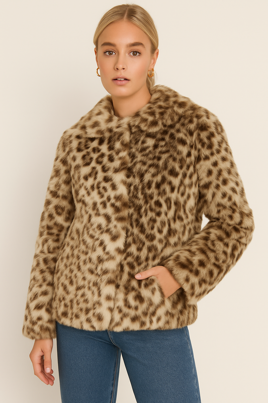 Teddy Leopard Sherpa
