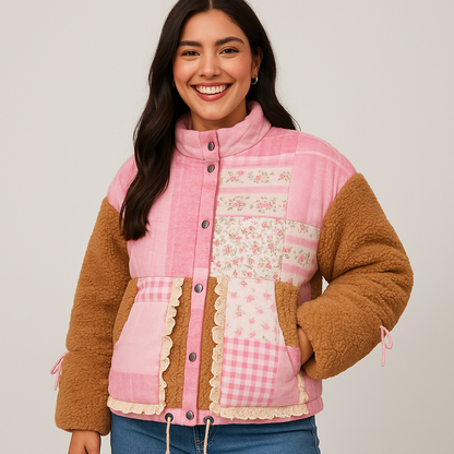 Pink Patchwork Sherpa (Pre-Order)