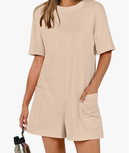 Oversized Shirt Romper