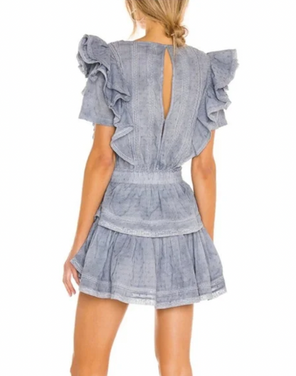 Washed Ruffle Dress