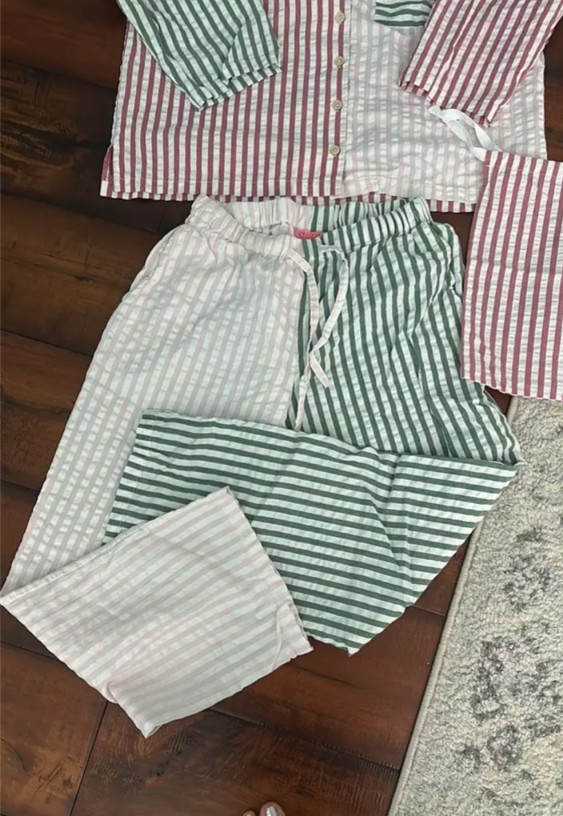 Cross Pattern Pajamas