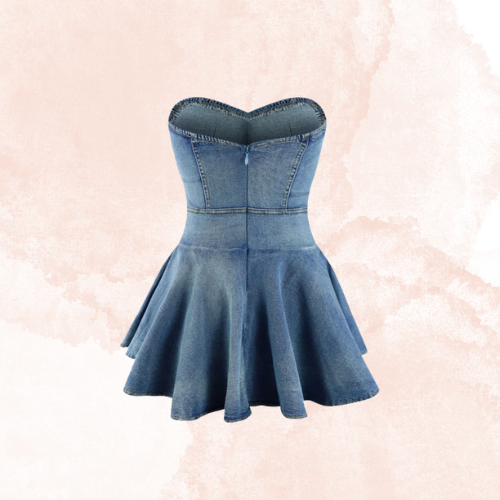 Corset Denim Dress